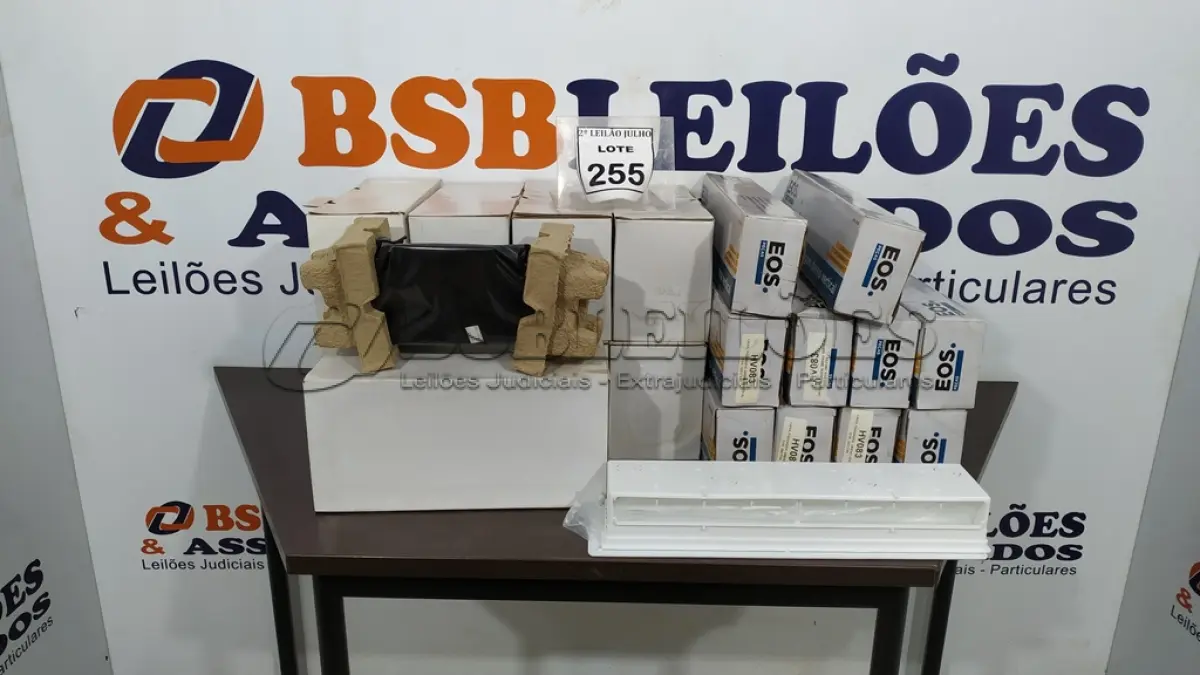 LOTE 255 - 10 CAIXAS DE PASSAGEM DE DRENAGEM VERTICAL. (NO ESTADO) ATENÇÃO! FAZER A VISITAÇÃO ANTES DE ARREMATAR, NÃO SABEMOS SE FUNCIONA. LEILÃO NÃO TEM GARANTIA E NEM DEVOLUÇÃO, SUJEITO A POSSÍVEIS AVARIAS VISÍVEIS/OCULTAS E/OU AUSÊNCIA DE COMPONENTES.