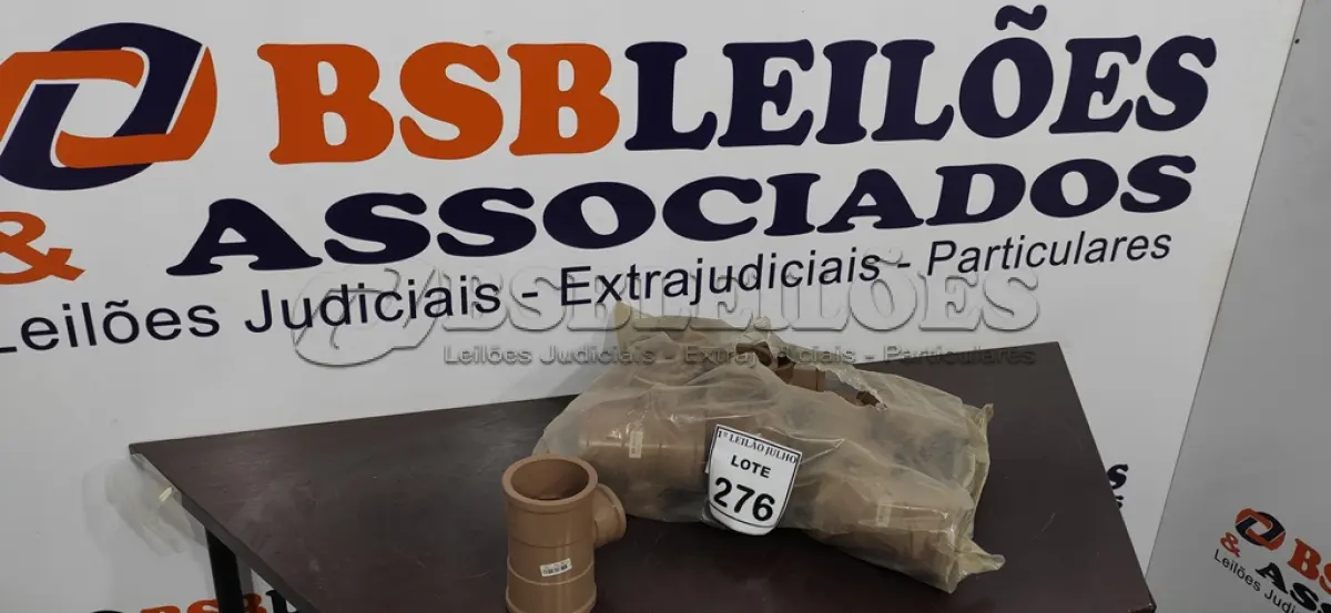 LOTE 276 - 10 TÊ-SOL 75-50 MARCA KRONA. (NO ESTADO) ATENÇÃO! FAZER A VISITAÇÃO ANTES DE ARREMATAR, NÃO SABEMOS SE FUNCIONA. LEILÃO NÃO TEM GARANTIA E NEM DEVOLUÇÃO, SUJEITO A POSSÍVEIS AVARIAS VISÍVEIS/OCULTAS E/OU AUSÊNCIA DE COMPONENTES.