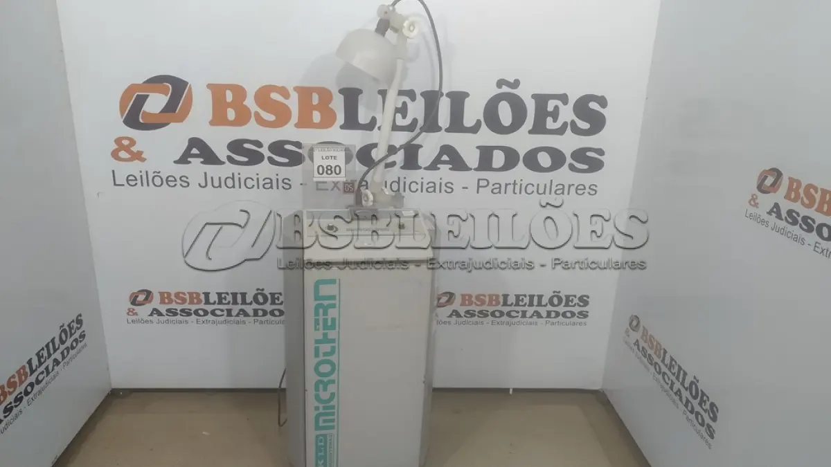 LOTE 080 - 01 MICROTHERM. (NO ESTADO) ATENÇÃO! FAZER A VISITAÇÃO ANTES DE ARREMATAR, NÃO SABEMOS SE FUNCIONA, LEILÃO NÃO TEM GARANTIA E NEM DEVOLUÇÃO, SUJEITO A POSSÍVEIS AVARIAS VISÍVEIS/OCULTAS E/OU AUSÊNCIA DE COMPONENTES.