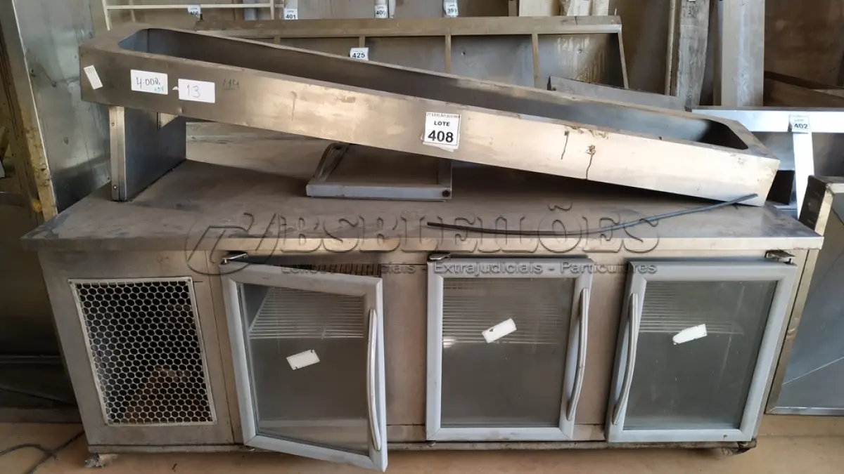 LOTE 408 - 01 PISTA FRIA. (NO ESTADO) ATENÇÃO! FAZER A VISITAÇÃO ANTES DE ARREMATAR, NÃO SABEMOS SE FUNCIONA. LEILÃO NÃO TEM GARANTIA E NEM DEVOLUÇÃO, SUJEITO A POSSÍVEIS AVARIAS VISÍVEIS/OCULTAS E/OU AUSÊNCIA DE COMPONENTES.