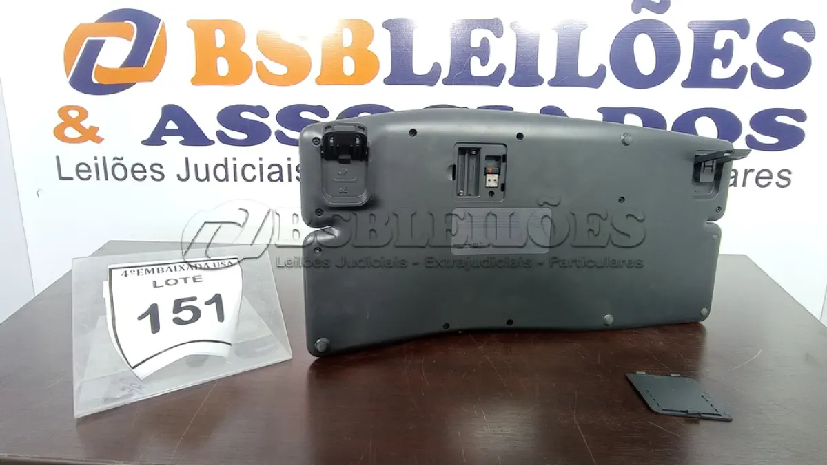 LOTE 151 - 01 TECLADO WIRELES LOGI. ERGO K860. (NO ESTADO EM QUE SE ENCONTRA. SUJEITO A AVARIAS OCULTAS/VISÍVEIS.)