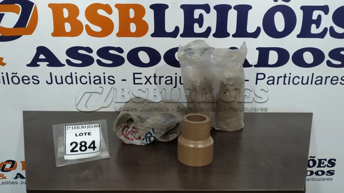 LOTE 284 - 01 LOTE COM VÁRIAS BUCHAS DE REDUÇÃO DE 110X60MM (NO ESTADO) ATENÇÃO! FAZER A VISITAÇÃO ANTES DE ARREMATAR, NÃO SABEMOS SE FUNCIONA. LEILÃO NÃO TEM GARANTIA E NEM DEVOLUÇÃO, SUJEITO A POSSÍVEIS AVARIAS VISÍVEIS/OCULTAS E/OU AUSÊNCIA DE COMPONENTES.