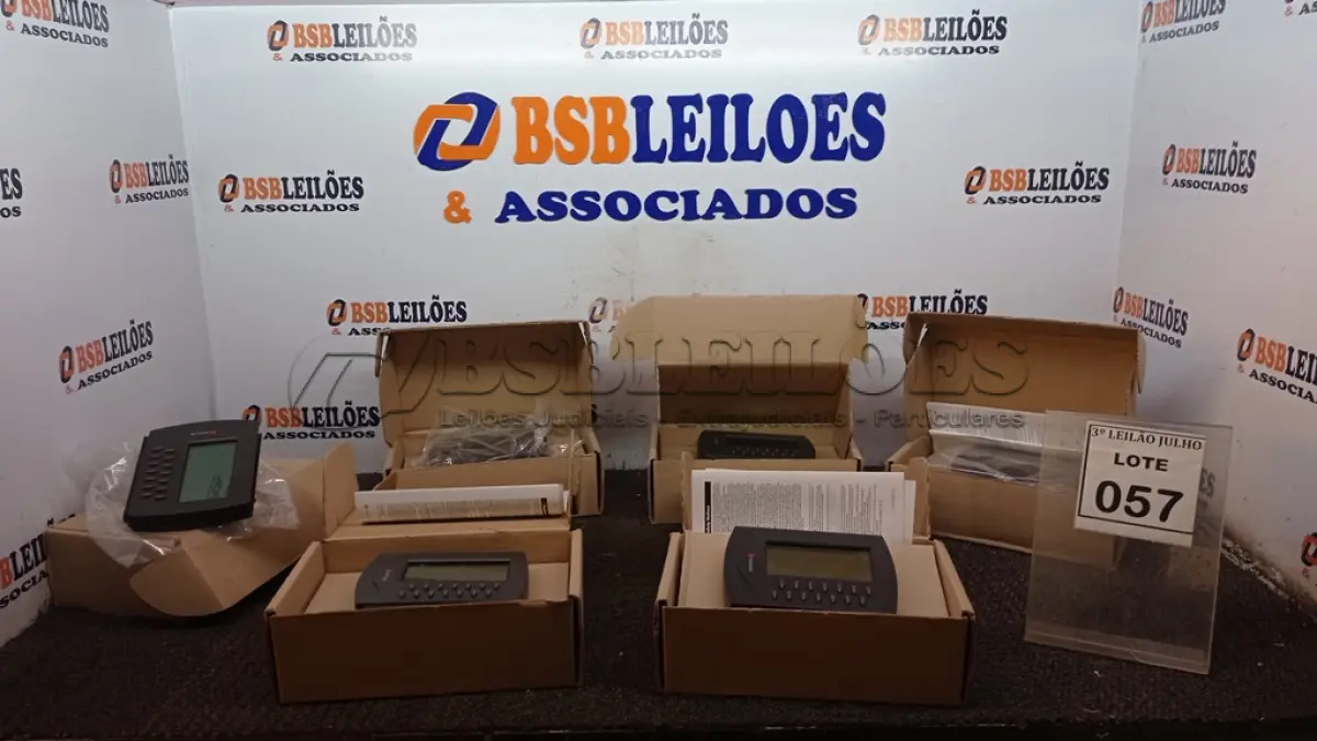 LOTE 057 - 05 MÓDULOS DE EXPANSÃO RETRO ILUMINADO MARCA PLYCOM. (NO ESTADO) ATENÇÃO! FAZER A VISITAÇÃO ANTES DE ARREMATAR, NÃO SABEMOS SE FUNCIONA, LEILÃO NÃO TEM GARANTIA E NEM DEVOLUÇÃO, SUJEITO A POSSÍVEIS AVARIAS VISÍVEIS/OCULTAS E/OU AUSÊNCIA DE COMPONENTES.