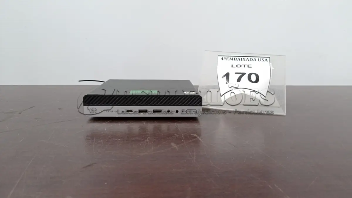 LOTE 170 - 01 HP ELITEDESK 705 G4 SEM MEMÓRIA, SEM HD E SEM FONTE. (NO ESTADO EM QUE SE ENCONTRA. SUJEITO A AVARIAS OCULTAS/VISÍVEIS.)  BD1048E