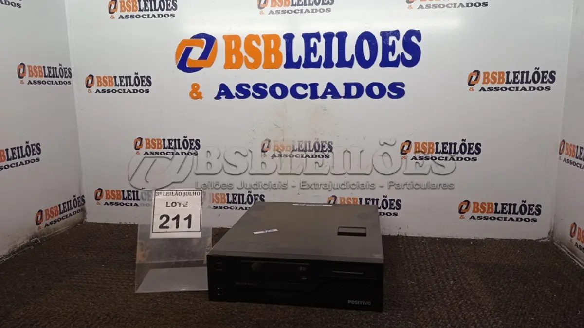 LOTE 211 - 01 CPU 4° GERAÇÃO PROCESSADOR I3 MARCA POSITIVO. (NO ESTADO) ATENÇÃO! FAZER A VISITAÇÃO ANTES DE ARREMATAR, NÃO SABEMOS SE FUNCIONA, LEILÃO NÃO TEM GARANTIA E NEM DEVOLUÇÃO, SUJEITO A POSSÍVEIS AVARIAS VISÍVEIS/OCULTAS E/OU AUSÊNCIA DE COMPONENTES.