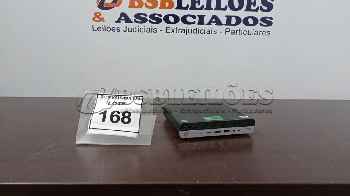 LOTE 168 - 01 HP ELITEDESK 705 G4 SEM MEMÓRIA, SEM HD E SEM FONTE. (NO ESTADO EM QUE SE ENCONTRA. SUJEITO A AVARIAS OCULTAS/VISÍVEIS.)  BD1069M