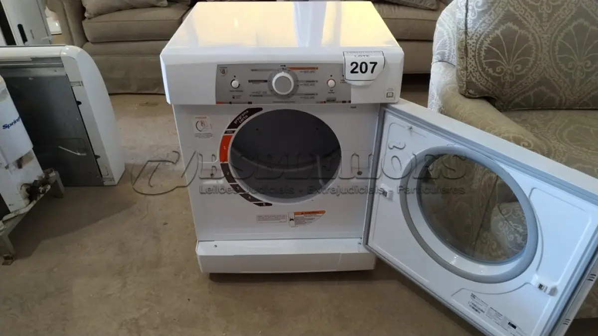 LOTE 207 - 01 SECADORA DE ROUPAS BRASTEMP. 220V. (NO ESTADO EM QUE SE ENCONTRA. SUJEITO A AVARIAS OCULTAS/VISÍVEIS.)  BH1652D