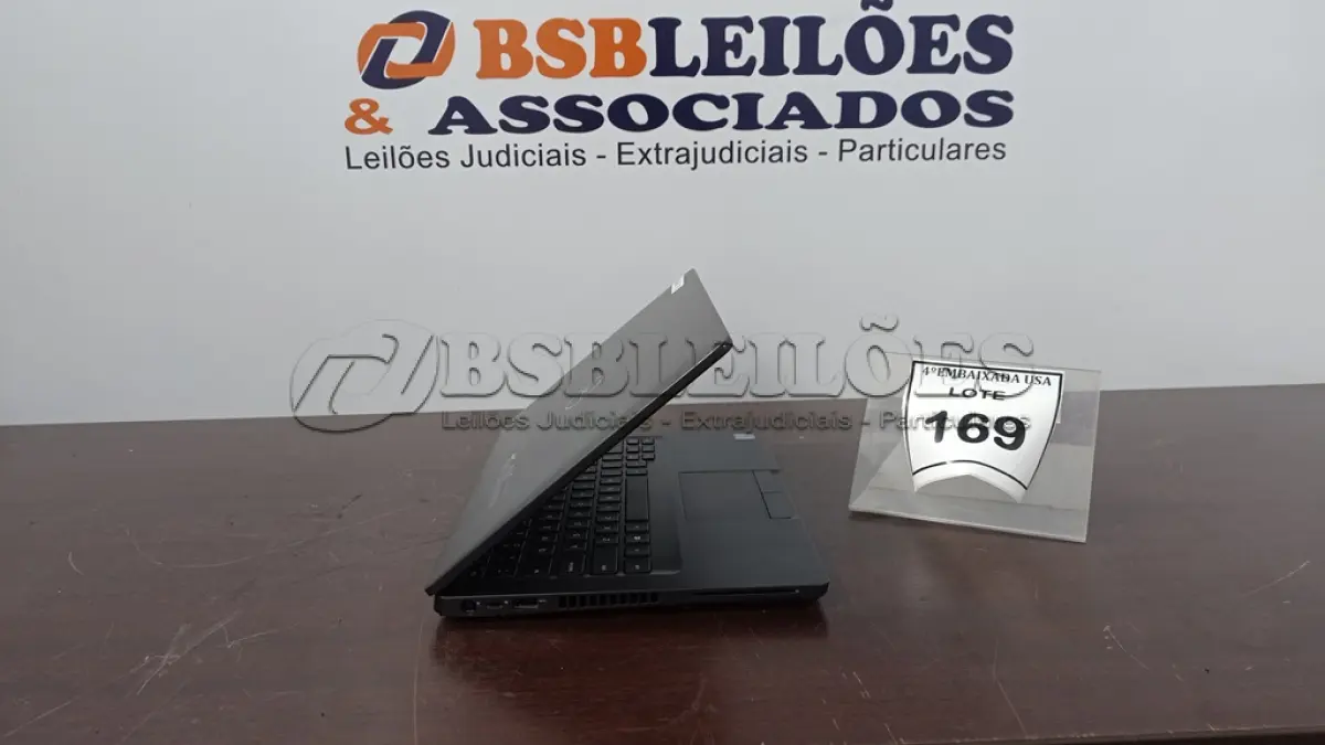 LOTE 169 - 01 DELL LAPTOP SEM FONTE E SEM HD. (NO ESTADO EM QUE SE ENCONTRA. SUJEITO A AVARIAS OCULTAS/VISÍVEIS.)  619396