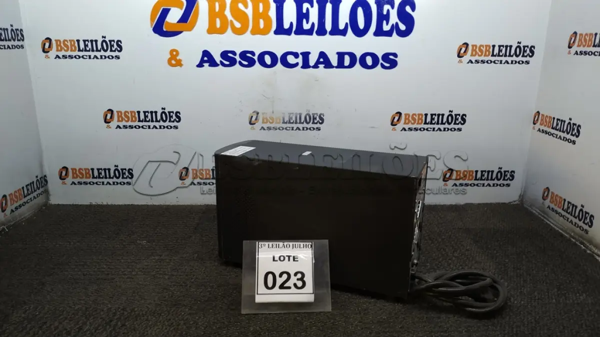 LOTE 023 - 01 NOBREAK MARCA LACERDA. (NO ESTADO) ATENÇÃO! FAZER A VISITAÇÃO ANTES DE ARREMATAR, NÃO SABEMOS SE FUNCIONA, LEILÃO NÃO TEM GARANTIA E NEM DEVOLUÇÃO, SUJEITO A POSSÍVEIS AVARIAS VISÍVEIS/OCULTAS E/OU AUSÊNCIA DE COMPONENTES.