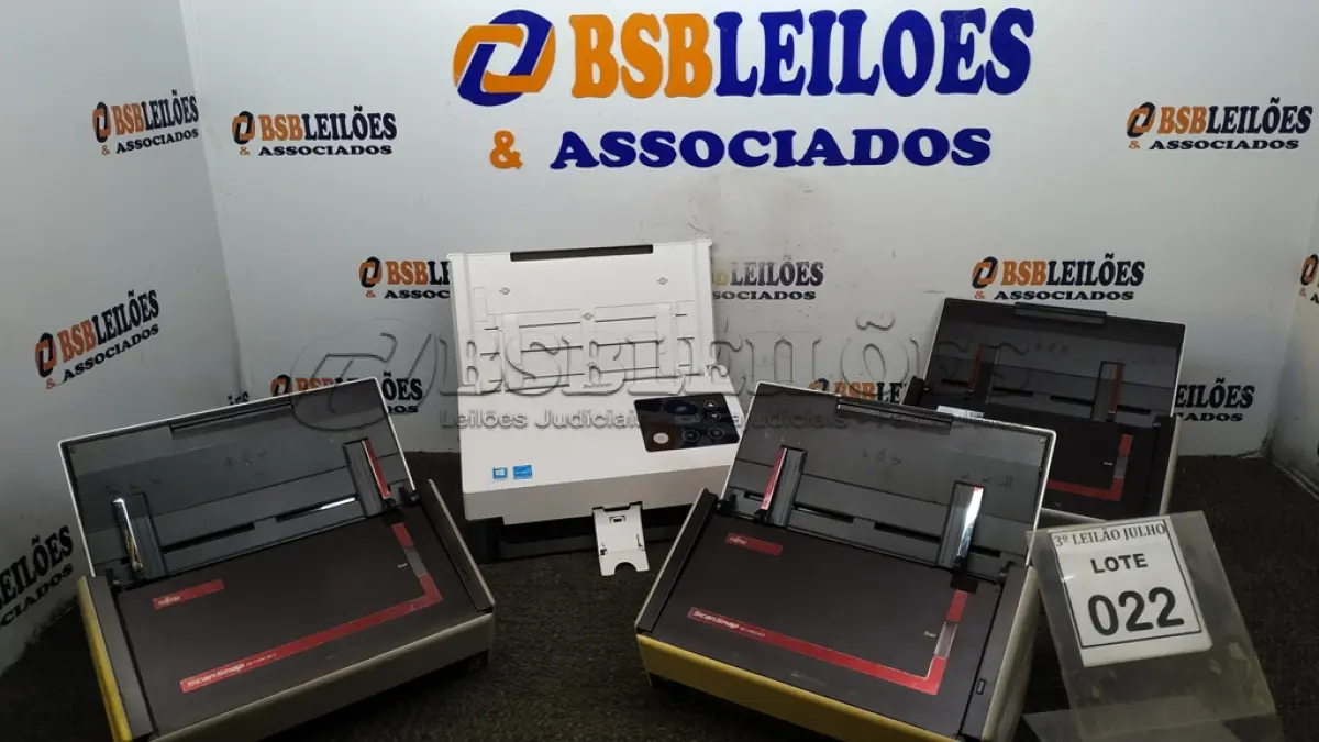 LOTE 022 - 03 SCANNER’S MARCA FUJITSU E 01 SCANNER MARCA AVISION. (NO ESTADO) ATENÇÃO! FAZER A VISITAÇÃO ANTES DE ARREMATAR, NÃO SABEMOS SE FUNCIONA, LEILÃO NÃO TEM GARANTIA E NEM DEVOLUÇÃO, SUJEITO A POSSÍVEIS AVARIAS VISÍVEIS/OCULTAS E/OU AUSÊNCIA DE COMPONENTES.