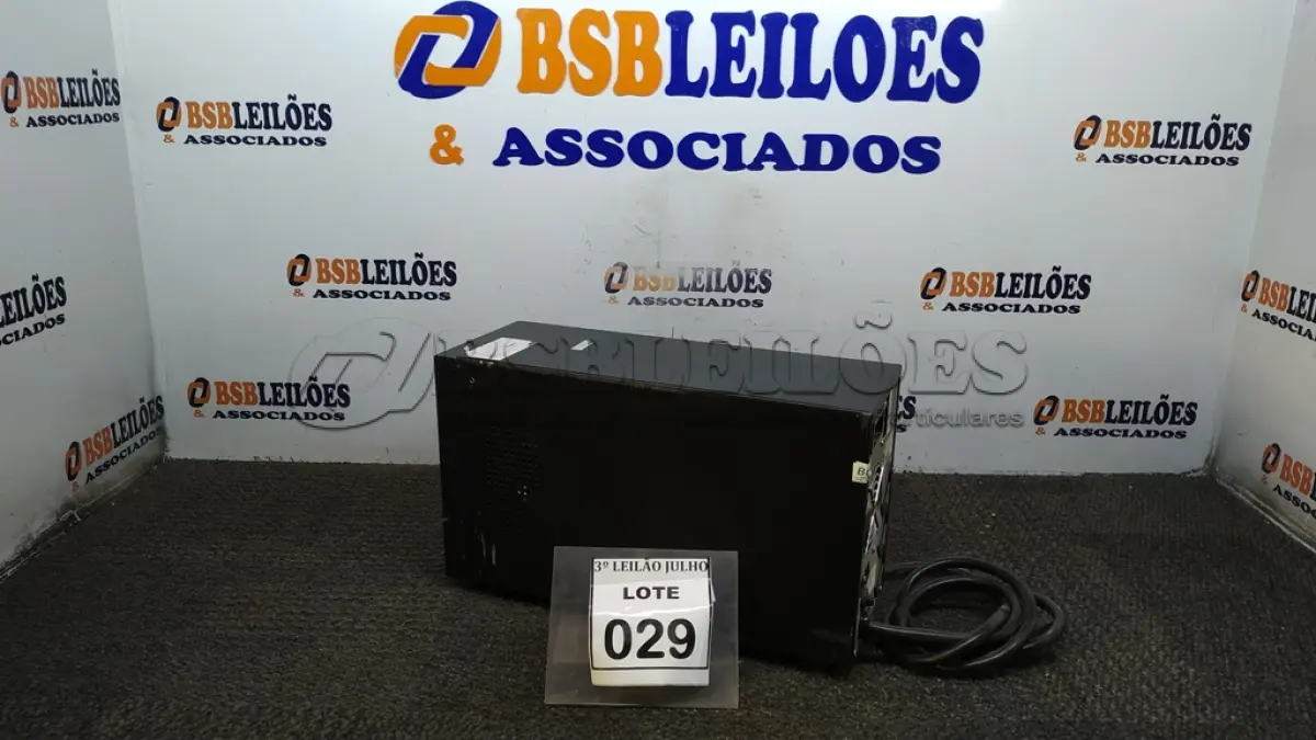 LOTE 029 - 01 NOBREAK MARCA LACERDA. (NO ESTADO) ATENÇÃO! FAZER A VISITAÇÃO ANTES DE ARREMATAR, NÃO SABEMOS SE FUNCIONA, LEILÃO NÃO TEM GARANTIA E NEM DEVOLUÇÃO, SUJEITO A POSSÍVEIS AVARIAS VISÍVEIS/OCULTAS E/OU AUSÊNCIA DE COMPONENTES.