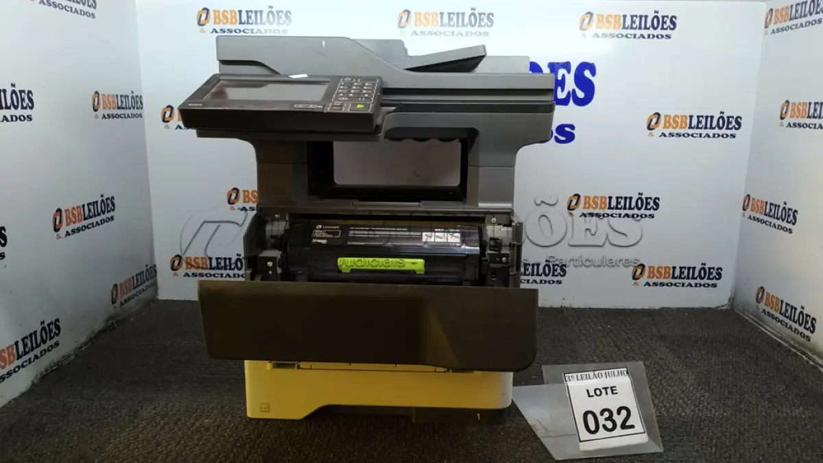 LOTE 032 - 01 IMPRESSORA MULTIFUNCIONAL MODELO MX622 MARCA LEXMARK. (NO ESTADO) ATENÇÃO! FAZER A VISITAÇÃO ANTES DE ARREMATAR, NÃO SABEMOS SE FUNCIONA, LEILÃO NÃO TEM GARANTIA E NEM DEVOLUÇÃO, SUJEITO A POSSÍVEIS AVARIAS VISÍVEIS/OCULTAS E/OU AUSÊNCIA DE COMPONENTES.