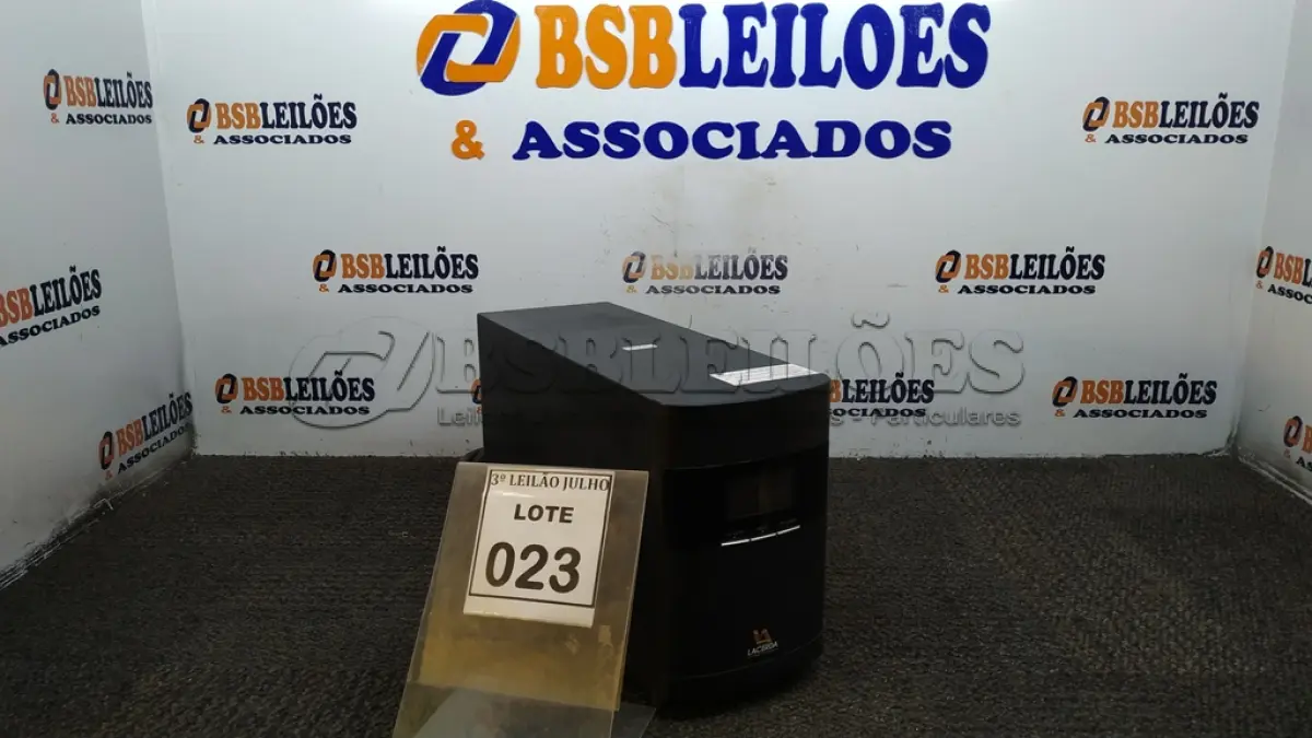 LOTE 023 - 01 NOBREAK MARCA LACERDA. (NO ESTADO) ATENÇÃO! FAZER A VISITAÇÃO ANTES DE ARREMATAR, NÃO SABEMOS SE FUNCIONA, LEILÃO NÃO TEM GARANTIA E NEM DEVOLUÇÃO, SUJEITO A POSSÍVEIS AVARIAS VISÍVEIS/OCULTAS E/OU AUSÊNCIA DE COMPONENTES.