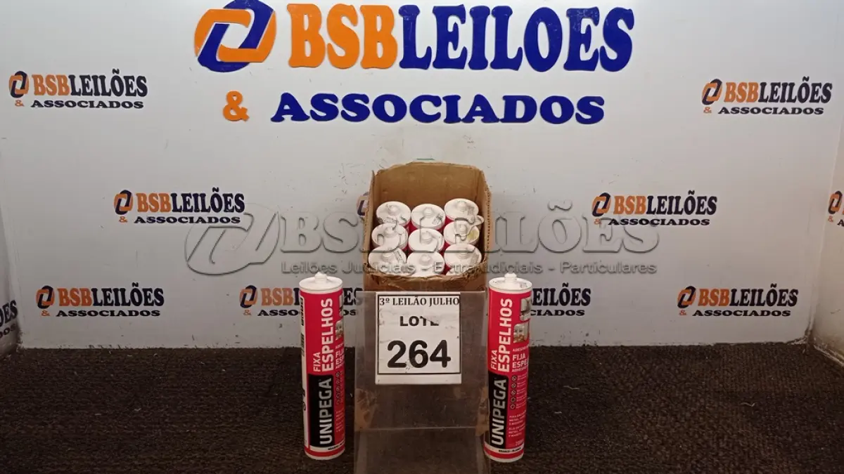 LOTE 523 - 14 BISNAGAS DE ADESIVOS HÍBRIDO FIXA ESPELHO 280ML CADA MARCA UNIPEGA. (NO ESTADO) ATENÇÃO! FAZER A VISITAÇÃO ANTES DE ARREMATAR, NÃO SABEMOS SE FUNCIONA, LEILÃO NÃO TEM GARANTIA E NEM DEVOLUÇÃO, SUJEITO A POSSÍVEIS AVARIAS VISÍVEIS/OCULTAS E/OU AUSÊNCIA DE COMPONENTES.