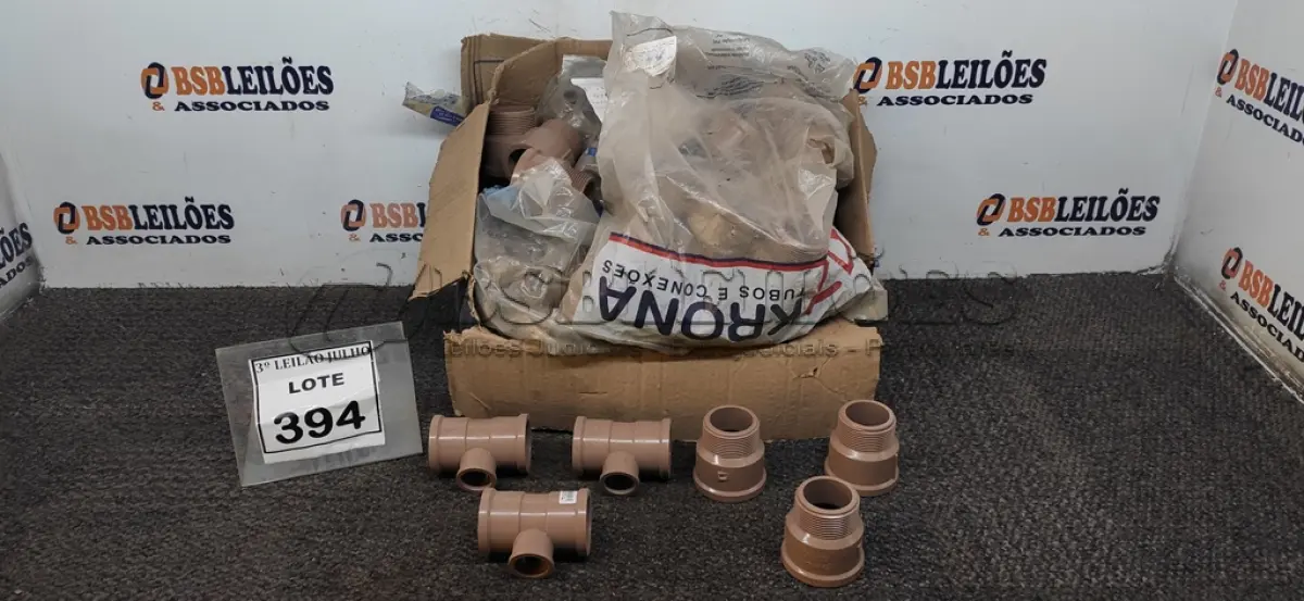LOTE 394 - 01 LOTE COM GRANDE QUANTIDADE DE ADAPTADORES SOLDÁVEL DE MEDIDAS DIVERSAS. (NO ESTADO) ATENÇÃO! FAZER A VISITAÇÃO ANTES DE ARREMATAR, NÃO SABEMOS SE FUNCIONA. LEILÃO NÃO TEM GARANTIA E NEM DEVOLUÇÃO, SUJEITO A POSSÍVEIS AVARIAS VISÍVEIS/OCULTAS E/OU AUSÊNCIA DE COMPONENTES.