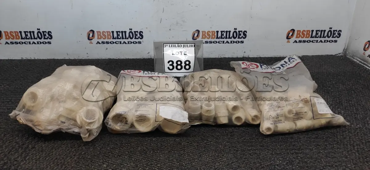 LOTE 388 - 01 LOTE COM VÁRIOS NIPLE E UNIÃO ROSCÁVEL MARCA KRONA. (NO ESTADO) ATENÇÃO! FAZER A VISITAÇÃO ANTES DE ARREMATAR, NÃO SABEMOS SE FUNCIONA. LEILÃO NÃO TEM GARANTIA E NEM DEVOLUÇÃO, SUJEITO A POSSÍVEIS AVARIAS VISÍVEIS/OCULTAS E/OU AUSÊNCIA DE COMPONENTES.