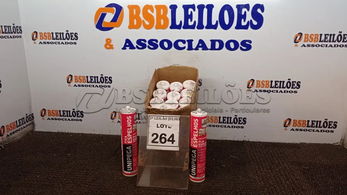 LOTE 523 - 14 BISNAGAS DE ADESIVOS HÍBRIDO FIXA ESPELHO 280ML CADA MARCA UNIPEGA. (NO ESTADO) ATENÇÃO! FAZER A VISITAÇÃO ANTES DE ARREMATAR, NÃO SABEMOS SE FUNCIONA, LEILÃO NÃO TEM GARANTIA E NEM DEVOLUÇÃO, SUJEITO A POSSÍVEIS AVARIAS VISÍVEIS/OCULTAS E/OU AUSÊNCIA DE COMPONENTES.