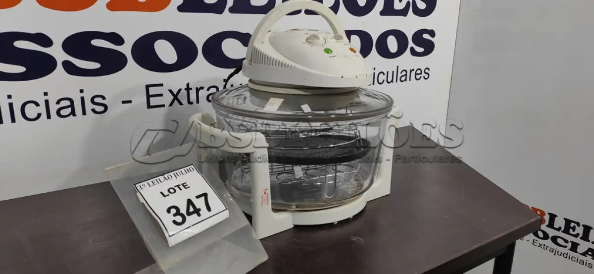 LOTE 347 - 01 FORNO TURBO. (NO ESTADO) ATENÇÃO! FAZER A VISITAÇÃO ANTES DE ARREMATAR, NÃO SABEMOS SE FUNCIONA. LEILÃO NÃO TEM GARANTIA E NEM DEVOLUÇÃO, SUJEITO A POSSÍVEIS AVARIAS VISÍVEIS/OCULTAS E/OU AUSÊNCIA DE COMPONENTES.