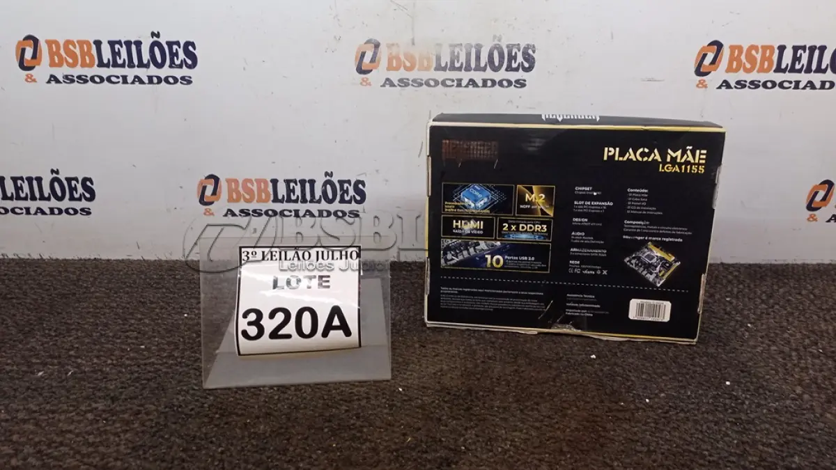 LOTE 320 - 01 PLACA MAE 32GB 6GB/S USB 3.0. (NO ESTADO) ATENÇÃO! FAZER A VISITAÇÃO ANTES DE ARREMATAR, NÃO SABEMOS SE FUNCIONA, LEILÃO NÃO TEM GARANTIA E NEM DEVOLUÇÃO, SUJEITO A POSSÍVEIS AVARIAS VISÍVEIS/OCULTAS E/OU AUSÊNCIA DE COMPONENTES.