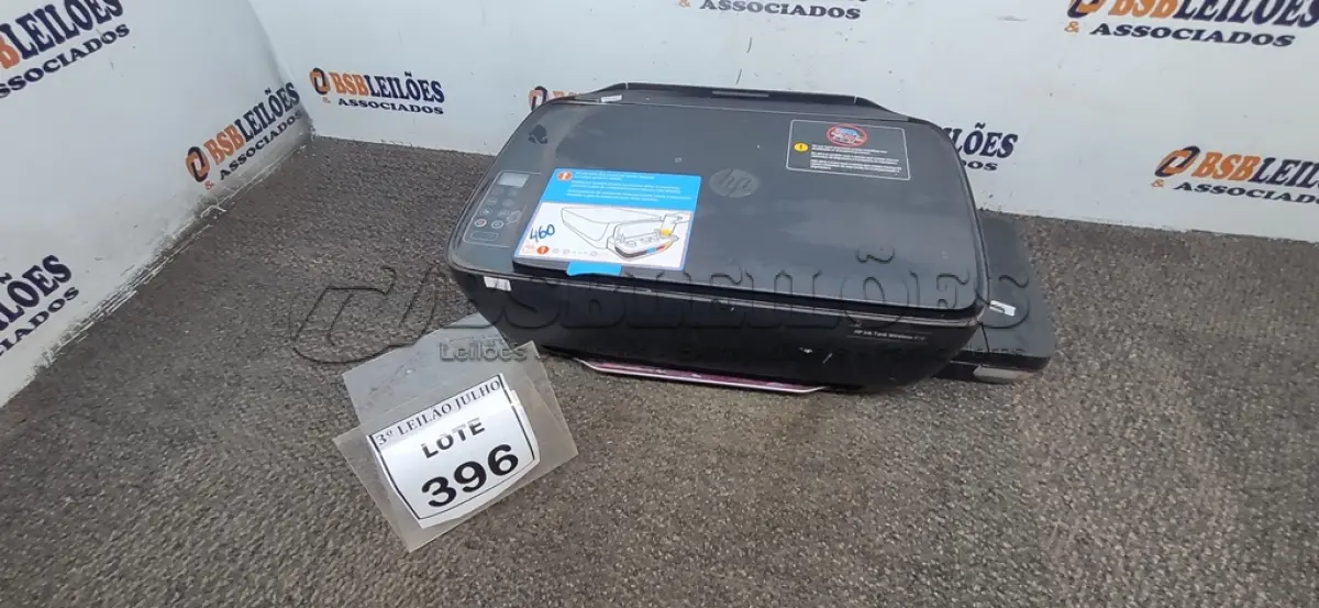 LOTE 396 - 01 IMPRESSORA HP INK TANK WIRELESS 416. (NO ESTADO) ATENÇÃO! FAZER A VISITAÇÃO ANTES DE ARREMATAR, NÃO SABEMOS SE FUNCIONA. LEILÃO NÃO TEM GARANTIA E NEM DEVOLUÇÃO, SUJEITO A POSSÍVEIS AVARIAS VISÍVEIS/OCULTAS E/OU AUSÊNCIA DE COMPONENTES.