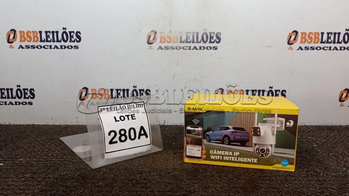 LOTE 280 - 01 CÂMERA DUPLA IP WIFI INTELIGENTE EXTERNA APPS YOOSEE ALTO FALANTE MICROFONE GIRA 360GRAUS COM LEDES BRANCO FOTOSSENSÍVEL 1080P. (NO ESTADO) ATENÇÃO! FAZER A VISITAÇÃO ANTES DE ARREMATAR, NÃO SABEMOS SE FUNCIONA, LEILÃO NÃO TEM GARANTIA E NEM DEVOLUÇÃO, SUJEITO A POSSÍVEIS AVARIAS VISÍVEIS/OCULTAS E/OU AUSÊNCIA DE COMPONENTES. 