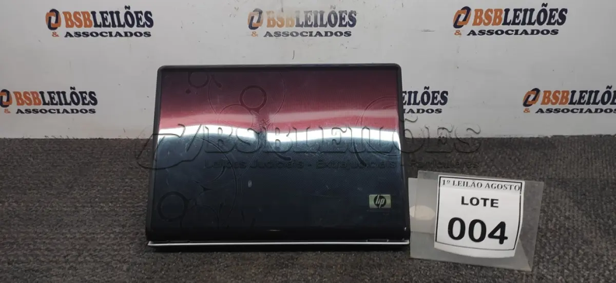 LOTE 004 - 01 NOTEBOOK MARCA HP. (NO ESTADO) ATENÇÃO! FAZER A VISITAÇÃO ANTES DE ARREMATAR, NÃO SABEMOS SE FUNCIONA. LEILÃO NÃO TEM GARANTIA E NEM DEVOLUÇÃO, SUJEITO A POSSÍVEIS AVARIAS VISÍVEIS/OCULTAS E/OU AUSÊNCIA DE COMPONENTES.
