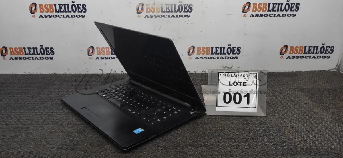 LOTE 001 - 01 NOTEBOOK MARCA LENOVO. (NO ESTADO) ATENÇÃO! FAZER A VISITAÇÃO ANTES DE ARREMATAR, NÃO SABEMOS SE FUNCIONA. LEILÃO NÃO TEM GARANTIA E NEM DEVOLUÇÃO, SUJEITO A POSSÍVEIS AVARIAS VISÍVEIS/OCULTAS E/OU AUSÊNCIA DE COMPONENTES.