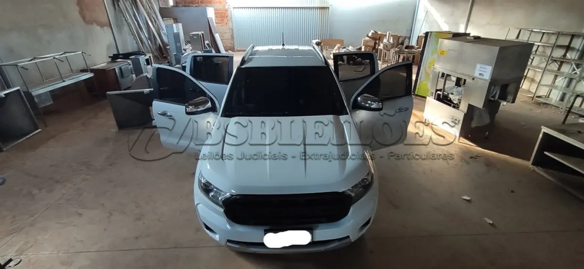 LOTE 461 - I/FORD RANGER LIMITED 3.2 4X4 CD DIESEL AUT. ANO 2019/2020 , COR BRANCA  (NO ESTADO)