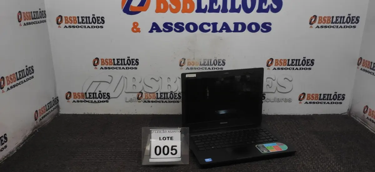 LOTE 005 - 01 NOTEBOOK MARCA POITIVO. (NO ESTADO) ATENÇÃO! FAZER A VISITAÇÃO ANTES DE ARREMATAR, NÃO SABEMOS SE FUNCIONA. LEILÃO NÃO TEM GARANTIA E NEM DEVOLUÇÃO, SUJEITO A POSSÍVEIS AVARIAS VISÍVEIS/OCULTAS E/OU AUSÊNCIA DE COMPONENTES.
