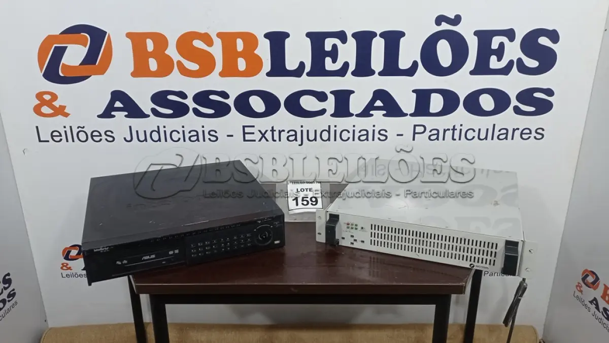 LOTE 159 - 01 NOBREAK SENOIDAL E 01 DVR VD 16DM 480 MARCA ITELBRAS. (NO ESTADO) ATENÇÃO! FAZER A VISITAÇÃO ANTES DE ARREMATAR, NÃO SABEMOS SE FUNCIONA. LEILÃO NÃO TEM GARANTIA E NEM DEVOLUÇÃO, SUJEITO A POSSÍVEIS AVARIAS VISÍVEIS/OCULTAS E/OU AUSÊNCIA DE COMPONENTES.