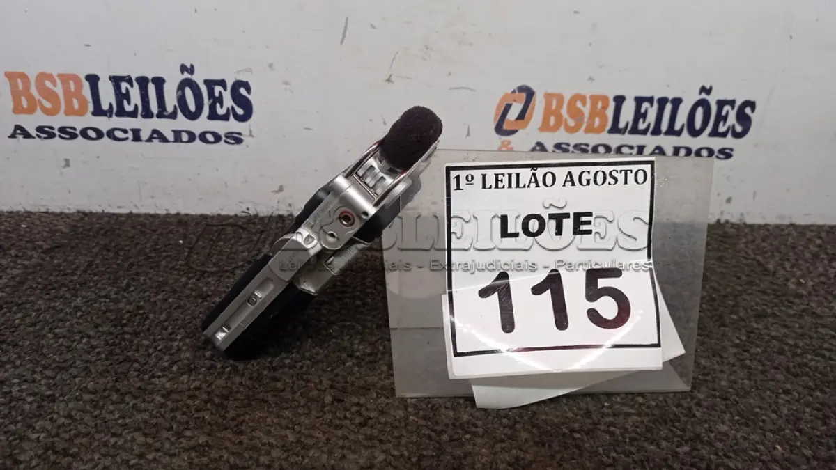 LOTE 115 - 01 GRAVADOR DE ÁUDIO. (NO ESTADO) ATENÇÃO! FAZER A VISITAÇÃO ANTES DE ARREMATAR, NÃO SABEMOS SE FUNCIONA. LEILÃO NÃO TEM GARANTIA E NEM DEVOLUÇÃO, SUJEITO A POSSÍVEIS AVARIAS VISÍVEIS/OCULTAS E/OU AUSÊNCIA DE COMPONENTES.
