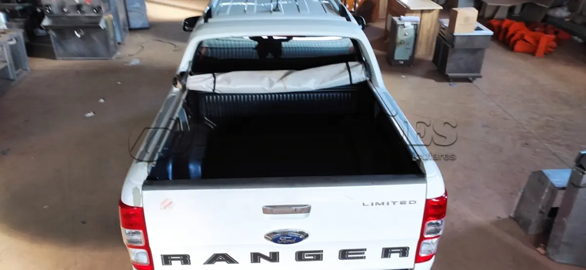 LOTE 461 - I/FORD RANGER LIMITED 3.2 4X4 CD DIESEL AUT. ANO 2019/2020 , COR BRANCA  (NO ESTADO)