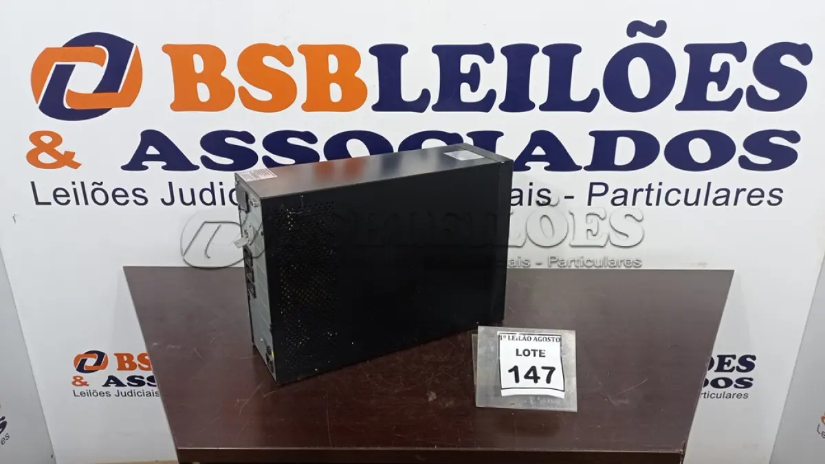 LOTE 147 - 01 NOBREAK MARCA SMS. (NO ESTADO) ATENÇÃO! FAZER A VISITAÇÃO ANTES DE ARREMATAR, NÃO SABEMOS SE FUNCIONA. LEILÃO NÃO TEM GARANTIA E NEM DEVOLUÇÃO, SUJEITO A POSSÍVEIS AVARIAS VISÍVEIS/OCULTAS E/OU AUSÊNCIA DE COMPONENTES.