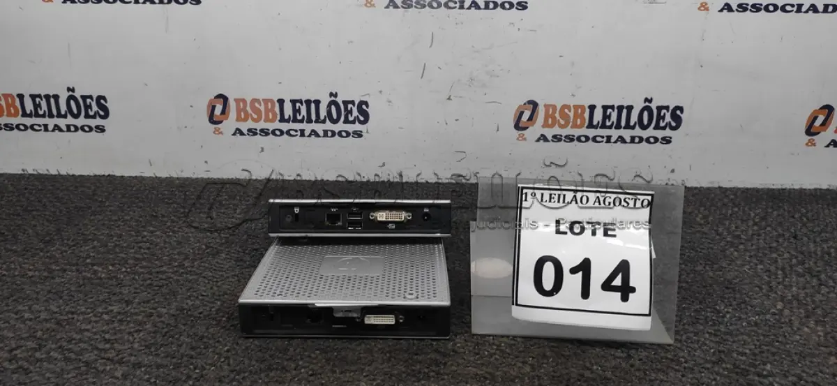 LOTE 014 - 02 MINIS PC MARCA HP. (NO ESTADO) ATENÇÃO! FAZER A VISITAÇÃO ANTES DE ARREMATAR, NÃO SABEMOS SE FUNCIONA. LEILÃO NÃO TEM GARANTIA E NEM DEVOLUÇÃO, SUJEITO A POSSÍVEIS AVARIAS VISÍVEIS/OCULTAS E/OU AUSÊNCIA DE COMPONENTES.