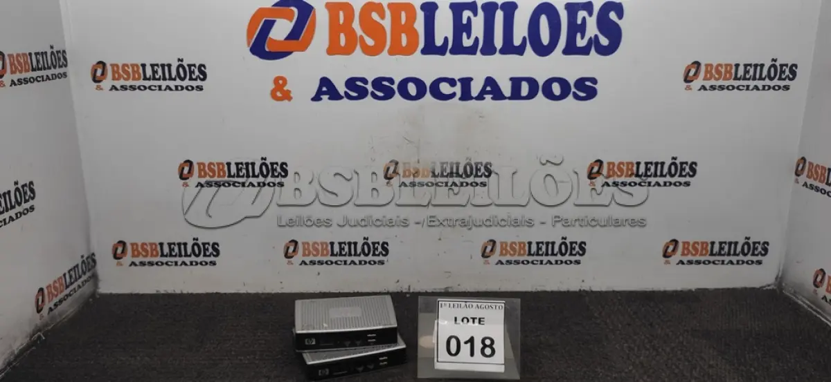 LOTE 018 - 02 MINIS PC MARCA HP. (NO ESTADO) ATENÇÃO! FAZER A VISITAÇÃO ANTES DE ARREMATAR, NÃO SABEMOS SE FUNCIONA. LEILÃO NÃO TEM GARANTIA E NEM DEVOLUÇÃO, SUJEITO A POSSÍVEIS AVARIAS VISÍVEIS/OCULTAS E/OU AUSÊNCIA DE COMPONENTES.