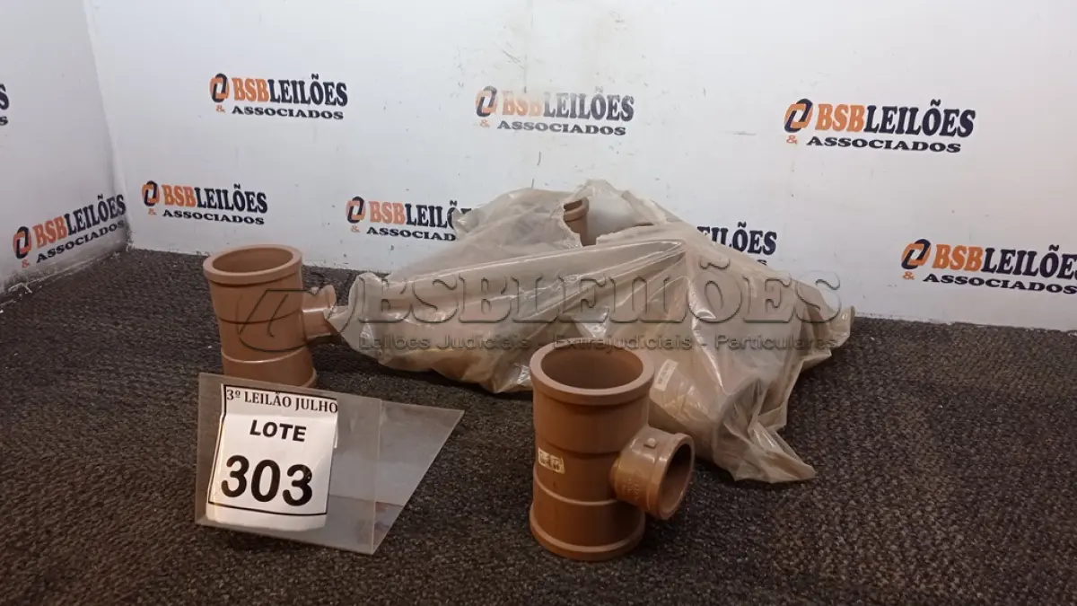 LOTE 303 - 10 TÊ-SOL 75-50 MARCA KRONA. (NO ESTADO) ATENÇÃO! FAZER A VISITAÇÃO ANTES DE ARREMATAR, NÃO SABEMOS SE FUNCIONA. LEILÃO NÃO TEM GARANTIA E NEM DEVOLUÇÃO, SUJEITO A POSSÍVEIS AVARIAS VISÍVEIS/OCULTAS E/OU AUSÊNCIA DE COMPONENTES.