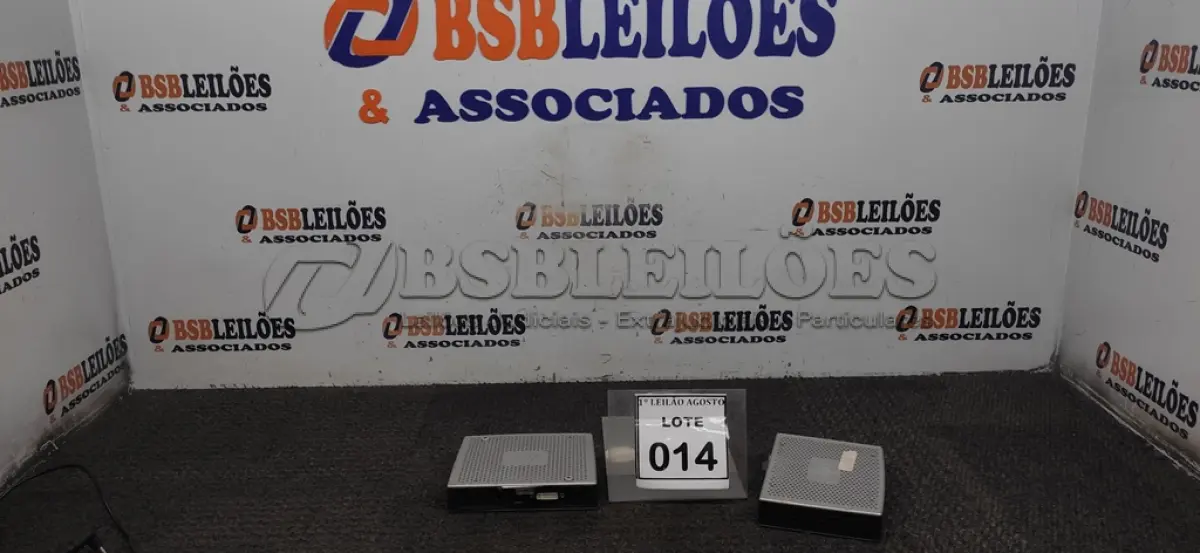 LOTE 014 - 02 MINIS PC MARCA HP. (NO ESTADO) ATENÇÃO! FAZER A VISITAÇÃO ANTES DE ARREMATAR, NÃO SABEMOS SE FUNCIONA. LEILÃO NÃO TEM GARANTIA E NEM DEVOLUÇÃO, SUJEITO A POSSÍVEIS AVARIAS VISÍVEIS/OCULTAS E/OU AUSÊNCIA DE COMPONENTES.