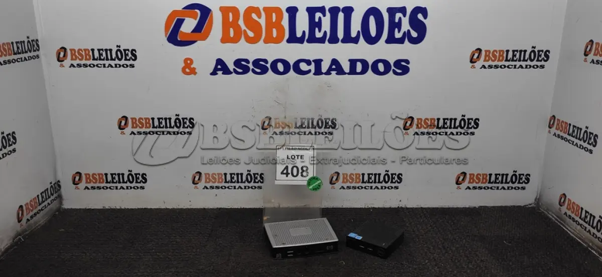 LOTE 408 - 01 MINI PC HP E 01 WYSE 3040 DELL. (NO ESTADO) ATENÇÃO! FAZER A VISITAÇÃO ANTES DE ARREMATAR, NÃO SABEMOS SE FUNCIONA, LEILÃO NÃO TEM GARANTIA E NEM DEVOLUÇÃO, SUJEITO A POSSÍVEIS AVARIAS VISÍVEIS/OCULTAS E/OU AUSÊNCIA DE COMPONENTES.
