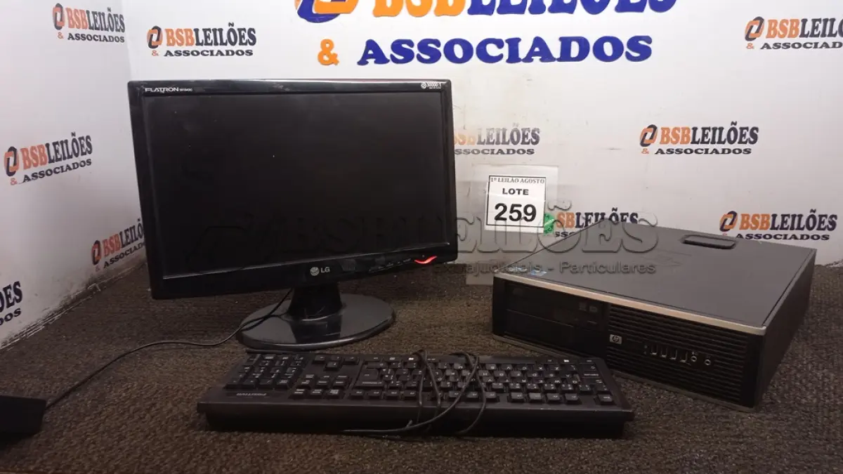 LOTE 259 - 01 COMPUTADOR. (NO ESTADO) ATENÇÃO! FAZER A VISITAÇÃO ANTES DE ARREMATAR, NÃO SABEMOS SE FUNCIONA, LEILÃO NÃO TEM GARANTIA E NEM DEVOLUÇÃO, SUJEITO A POSSÍVEIS AVARIAS VISÍVEIS/OCULTAS E/OU AUSÊNCIA DE COMPONENTES.