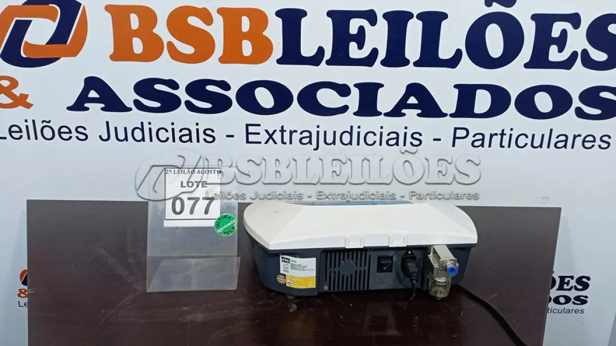 LOTE 077 - 01 APARELHO DE MICRODERMOABRASÃO. (NO ESTADO) ATENÇÃO! FAZER A VISITAÇÃO ANTES DE ARREMATAR, NÃO SABEMOS SE FUNCIONA. LEILÃO NÃO TEM GARANTIA E NEM DEVOLUÇÃO, SUJEITO A POSSÍVEIS AVARIAS VISÍVEIS/OCULTAS E/OU AUSÊNCIA DE COMPONENTES.