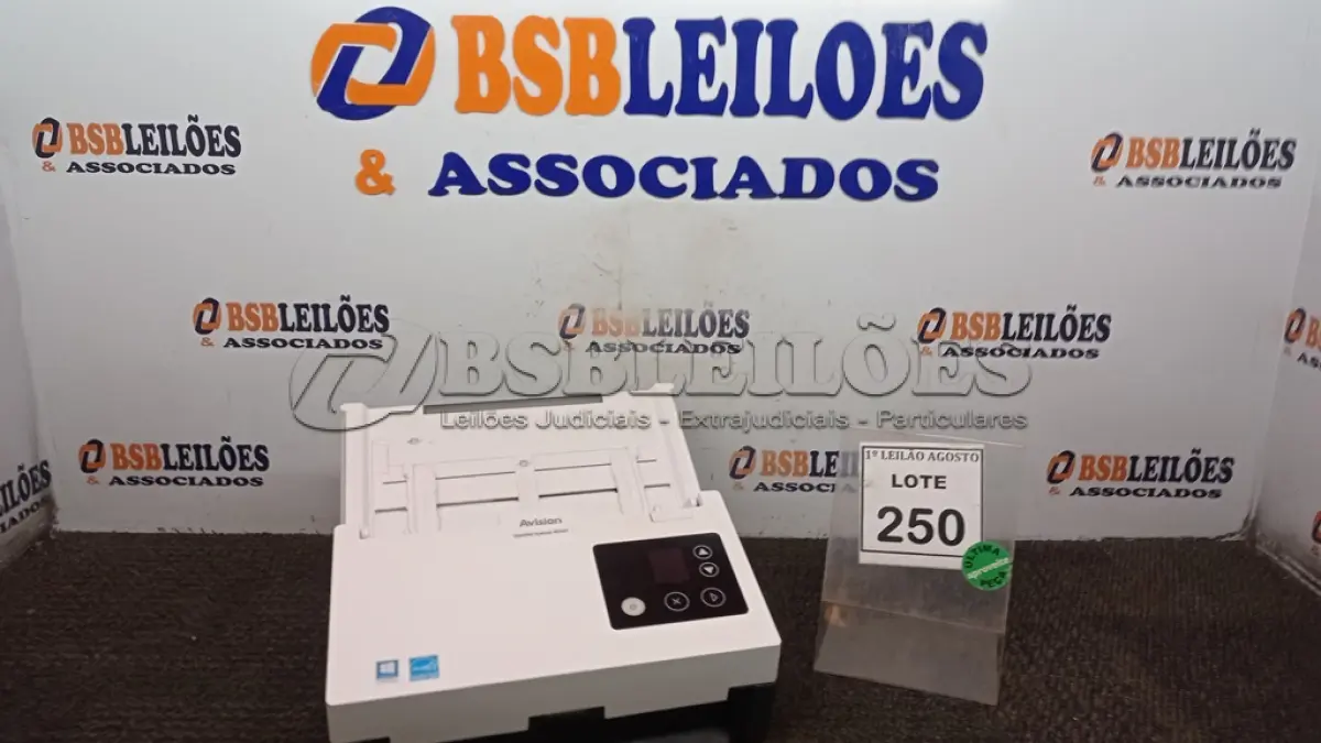 LOTE 250 - 01 SCANNER MARCA AVISION. (NO ESTADO) ATENÇÃO! FAZER A VISITAÇÃO ANTES DE ARREMATAR, NÃO SABEMOS SE FUNCIONA, LEILÃO NÃO TEM GARANTIA E NEM DEVOLUÇÃO, SUJEITO A POSSÍVEIS AVARIAS VISÍVEIS/OCULTAS E/OU AUSÊNCIA DE COMPONENTES.