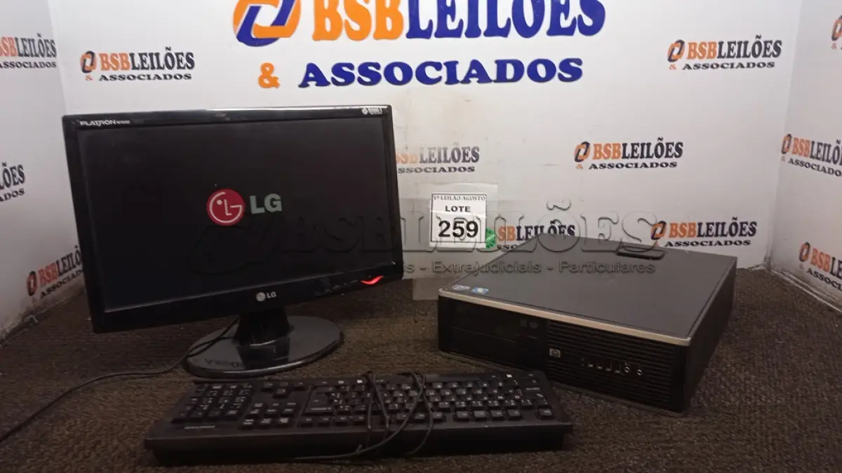 LOTE 259 - 01 COMPUTADOR. (NO ESTADO) ATENÇÃO! FAZER A VISITAÇÃO ANTES DE ARREMATAR, NÃO SABEMOS SE FUNCIONA, LEILÃO NÃO TEM GARANTIA E NEM DEVOLUÇÃO, SUJEITO A POSSÍVEIS AVARIAS VISÍVEIS/OCULTAS E/OU AUSÊNCIA DE COMPONENTES.