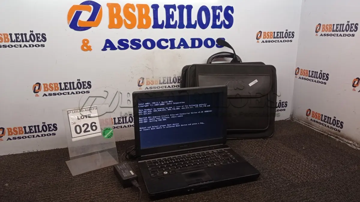 LOTE 026 - 01 NOTEBOOK COM FONTE E BOLSA MARCA POSITIVO. (NO ESTADO) ATENÇÃO! FAZER A VISITAÇÃO ANTES DE ARREMATAR, NÃO SABEMOS SE FUNCIONA, LEILÃO NÃO TEM GARANTIA E NEM DEVOLUÇÃO, SUJEITO A POSSÍVEIS AVARIAS VISÍVEIS/OCULTAS E/OU AUSÊNCIA DE COMPONENTES.