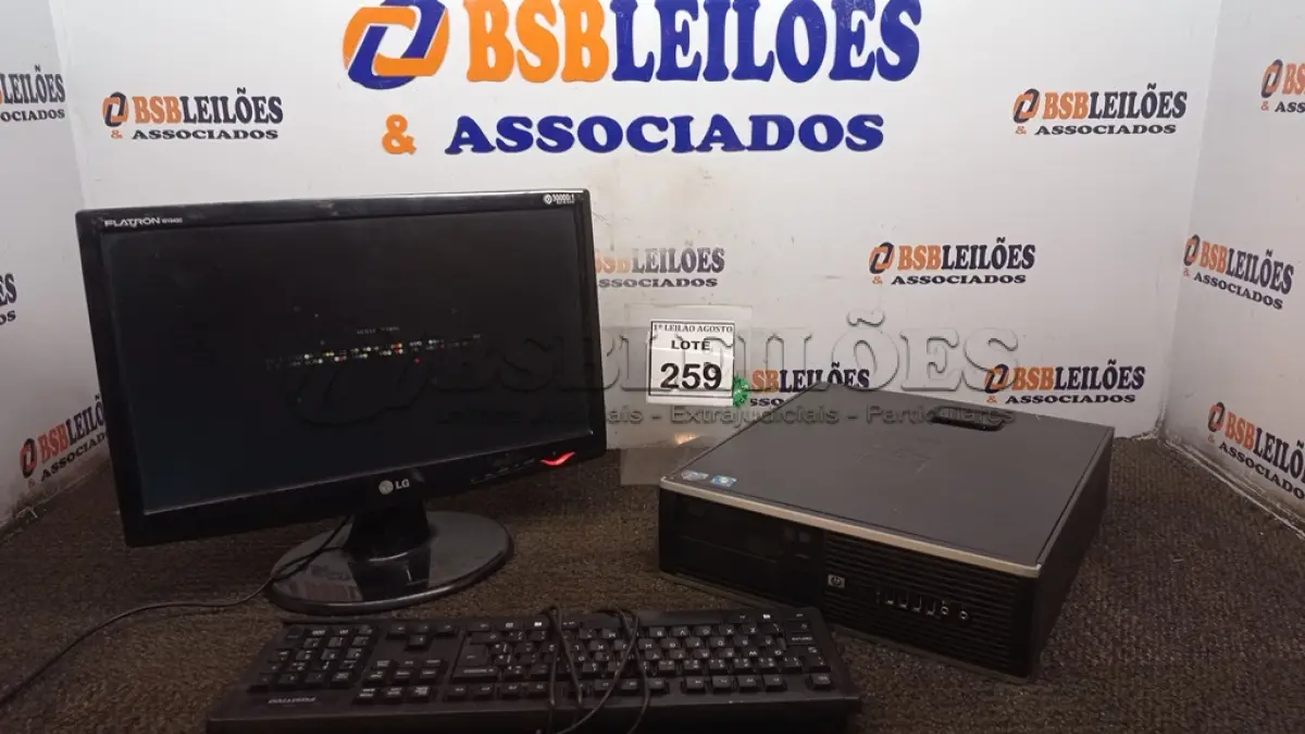 LOTE 259 - 01 COMPUTADOR. (NO ESTADO) ATENÇÃO! FAZER A VISITAÇÃO ANTES DE ARREMATAR, NÃO SABEMOS SE FUNCIONA, LEILÃO NÃO TEM GARANTIA E NEM DEVOLUÇÃO, SUJEITO A POSSÍVEIS AVARIAS VISÍVEIS/OCULTAS E/OU AUSÊNCIA DE COMPONENTES.
