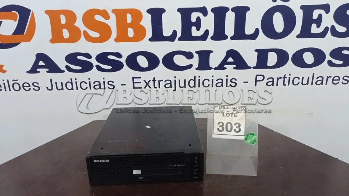 LOTE 303 - 01 CPU MARCA POSITIVO COM 8GB MEMORIA COM SSD E HD. (NO ESTADO) ATENÇÃO! FAZER A VISITAÇÃO ANTES DE ARREMATAR, NÃO SABEMOS SE FUNCIONA, LEILÃO NÃO TEM GARANTIA E NEM DEVOLUÇÃO, SUJEITO A POSSÍVEIS AVARIAS VISÍVEIS/OCULTAS E/OU AUSÊNCIA DE COMPONENTES.