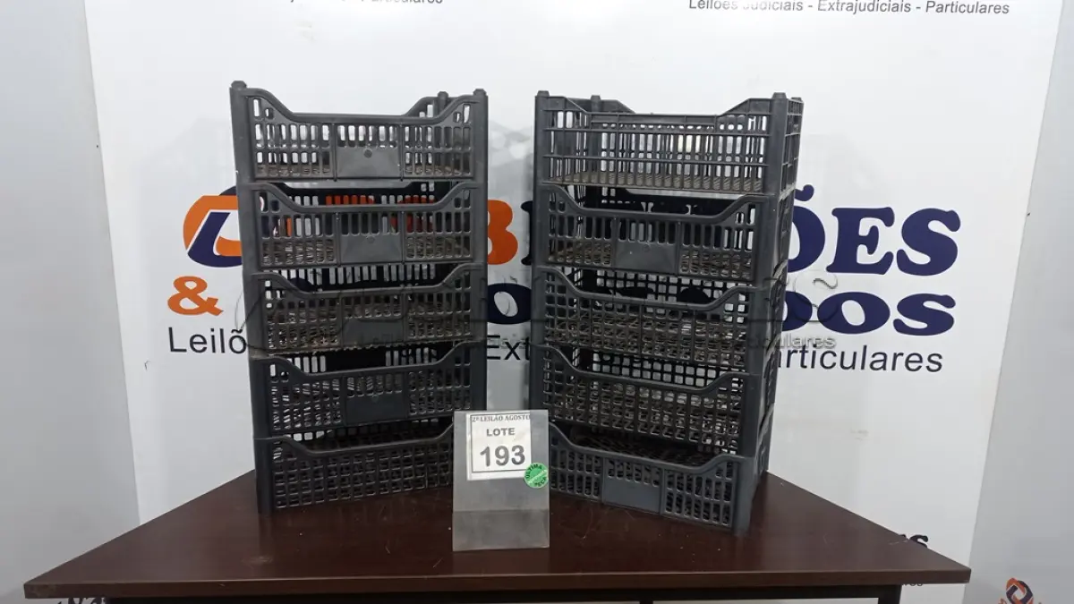 LOTE 193 - 10 CESTAS ORGANIZADORAS. (NO ESTADO) ATENÇÃO! FAZER A VISITAÇÃO ANTES DE ARREMATAR, NÃO SABEMOS SE FUNCIONA. LEILÃO NÃO TEM GARANTIA E NEM DEVOLUÇÃO, SUJEITO A POSSÍVEIS AVARIAS VISÍVEIS/OCULTAS E/OU AUSÊNCIA DE COMPONENTES.