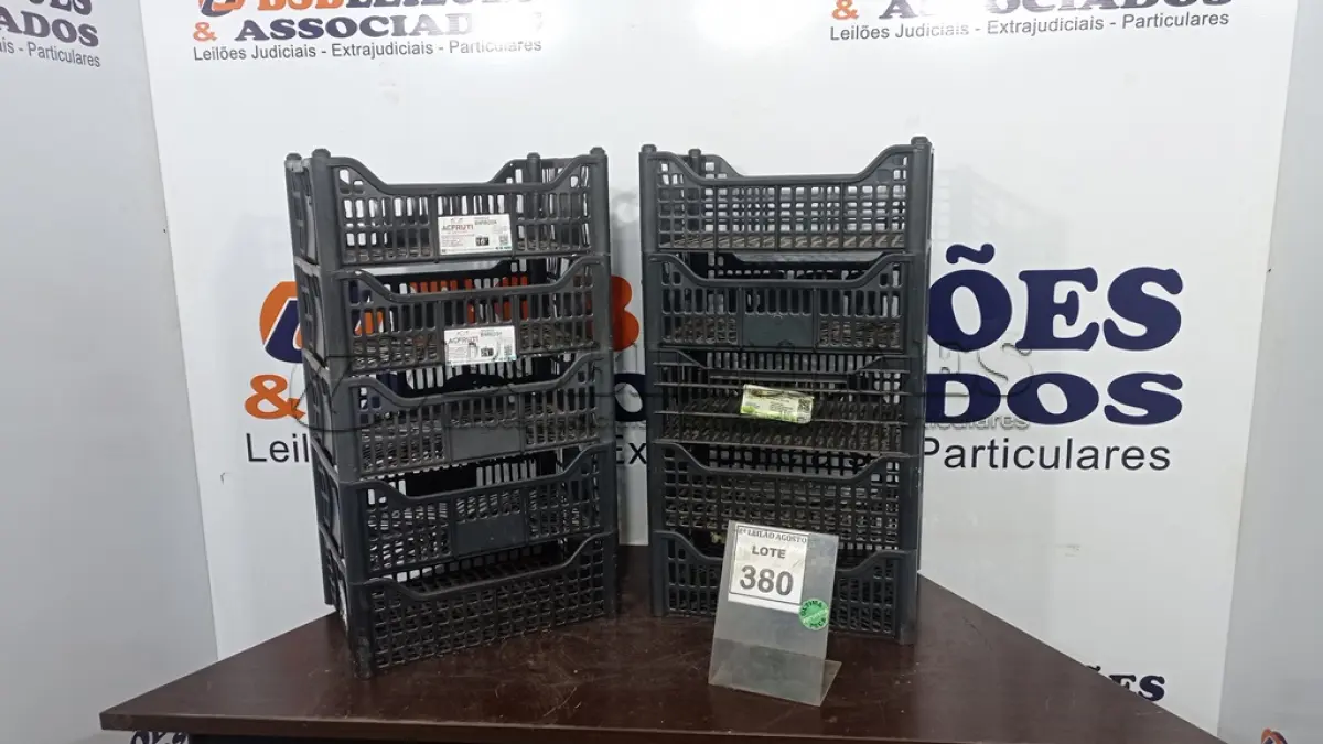 LOTE 380 - 10 CESTAS ORGANIZADORAS. (NO ESTADO) ATENÇÃO! FAZER A VISITAÇÃO ANTES DE ARREMATAR, NÃO SABEMOS SE FUNCIONA. LEILÃO NÃO TEM GARANTIA E NEM DEVOLUÇÃO, SUJEITO A POSSÍVEIS AVARIAS VISÍVEIS/OCULTAS E/OU AUSÊNCIA DE COMPONENTES.