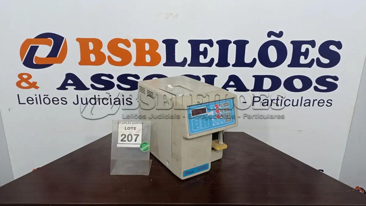 LOTE 207 - 01 APARELHO CONTADOR DE CÉDULAS. (NO ESTADO) ATENÇÃO! FAZER A VISITAÇÃO ANTES DE ARREMATAR, NÃO SABEMOS SE FUNCIONA. LEILÃO NÃO TEM GARANTIA E NEM DEVOLUÇÃO, SUJEITO A POSSÍVEIS AVARIAS VISÍVEIS/OCULTAS E/OU AUSÊNCIA DE COMPONENTES.