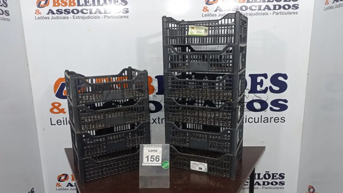 LOTE 156 - 10 CESTAS ORGANIZADORAS. (NO ESTADO) ATENÇÃO! FAZER A VISITAÇÃO ANTES DE ARREMATAR, NÃO SABEMOS SE FUNCIONA. LEILÃO NÃO TEM GARANTIA E NEM DEVOLUÇÃO, SUJEITO A POSSÍVEIS AVARIAS VISÍVEIS/OCULTAS E/OU AUSÊNCIA DE COMPONENTES.