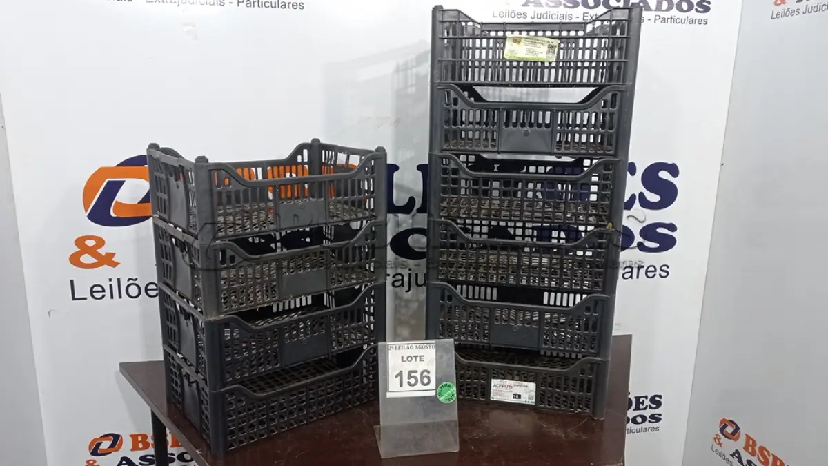 LOTE 156 - 10 CESTAS ORGANIZADORAS. (NO ESTADO) ATENÇÃO! FAZER A VISITAÇÃO ANTES DE ARREMATAR, NÃO SABEMOS SE FUNCIONA. LEILÃO NÃO TEM GARANTIA E NEM DEVOLUÇÃO, SUJEITO A POSSÍVEIS AVARIAS VISÍVEIS/OCULTAS E/OU AUSÊNCIA DE COMPONENTES.